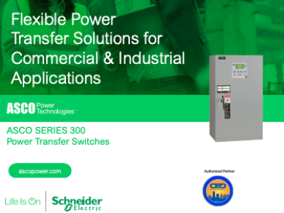 ASCO 300 Series Power Transfer Switches