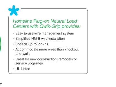 Homeline Loadcenters with Plug-On Neutral