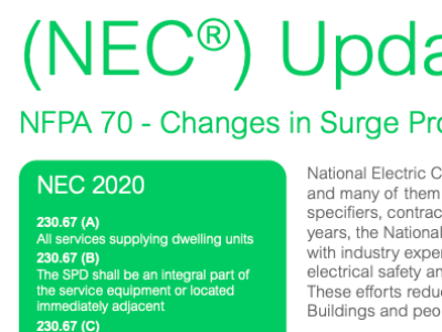 Surge Protection - NEC 2020 Update